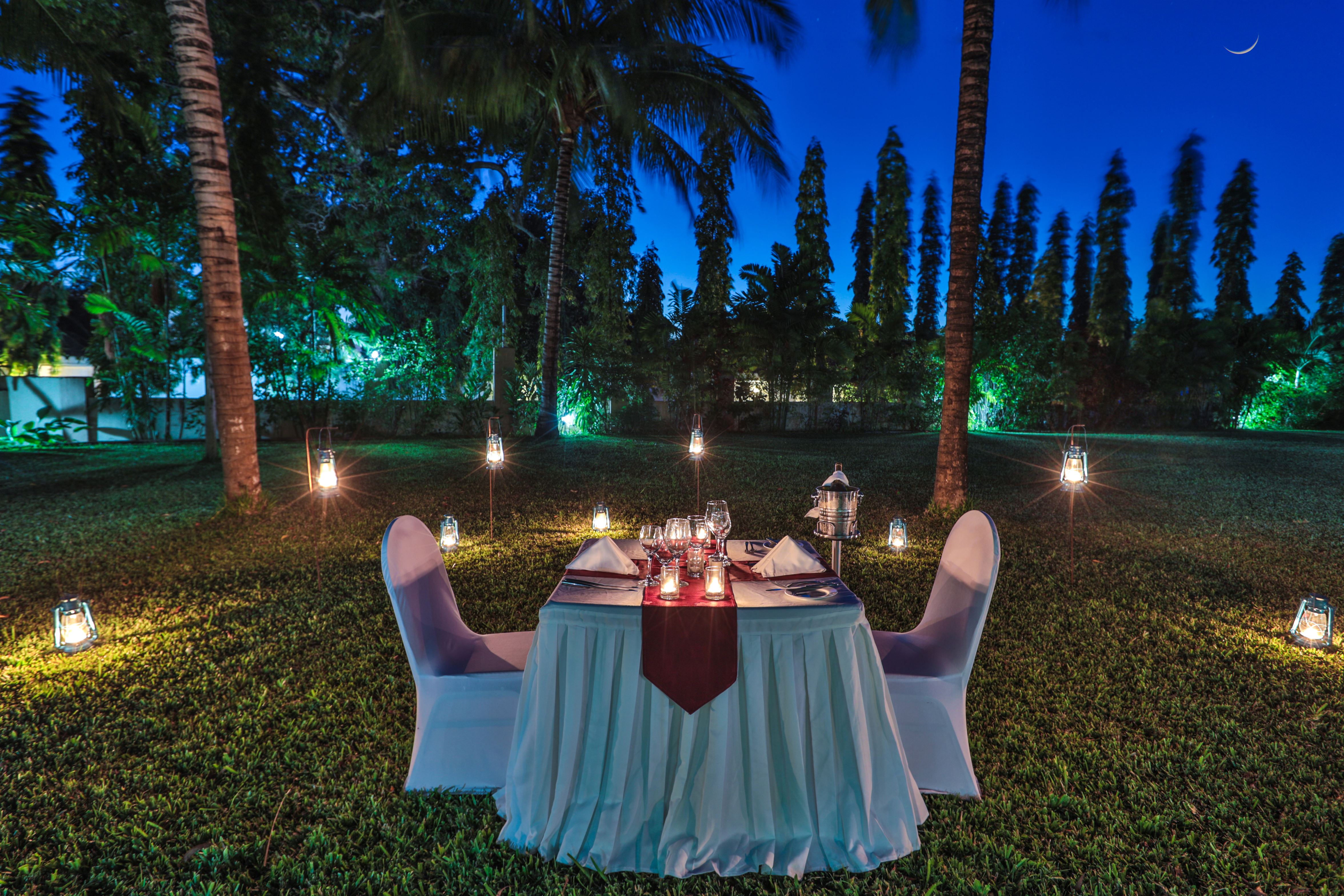 ngalawa romantic garden aerial view